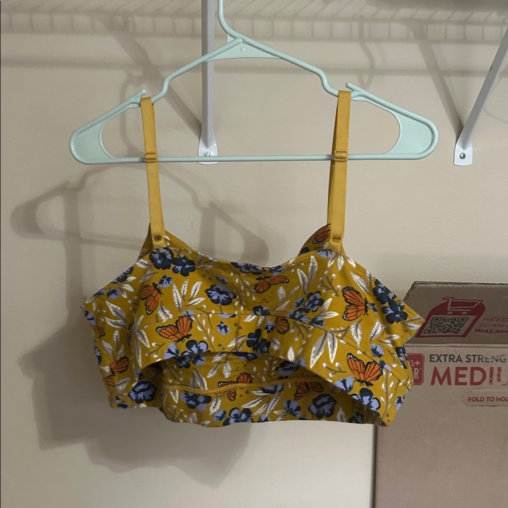 Duluth Trading Co Yellow Floral Camisole - Picture 3 of 3
